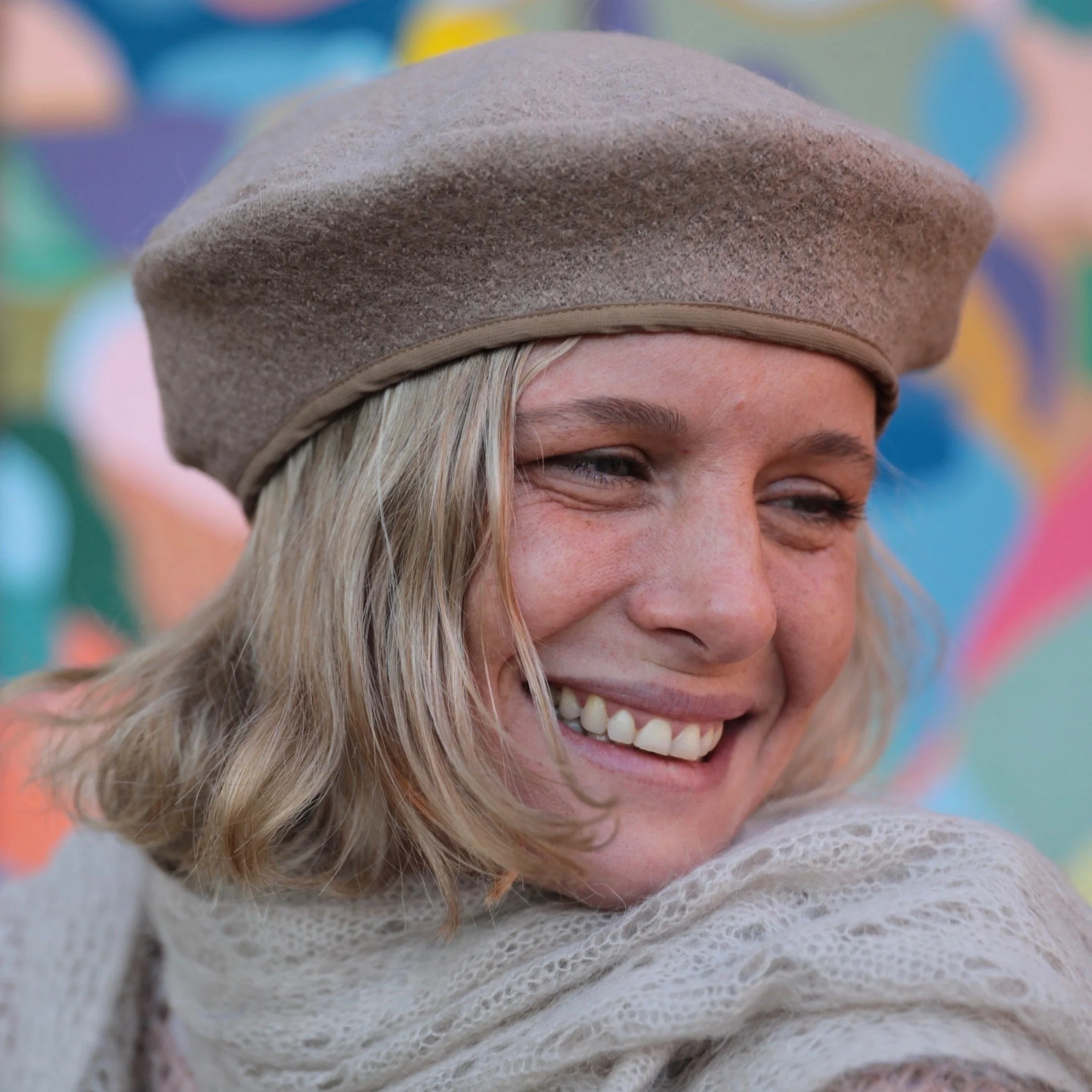 Beret Côme - laine bouillie camel clair - Image 4