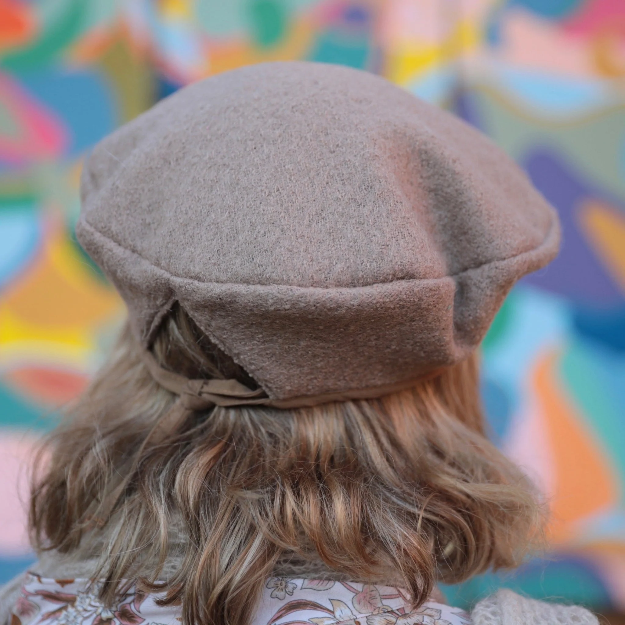 Beret Côme - laine bouillie camel clair - Image 6