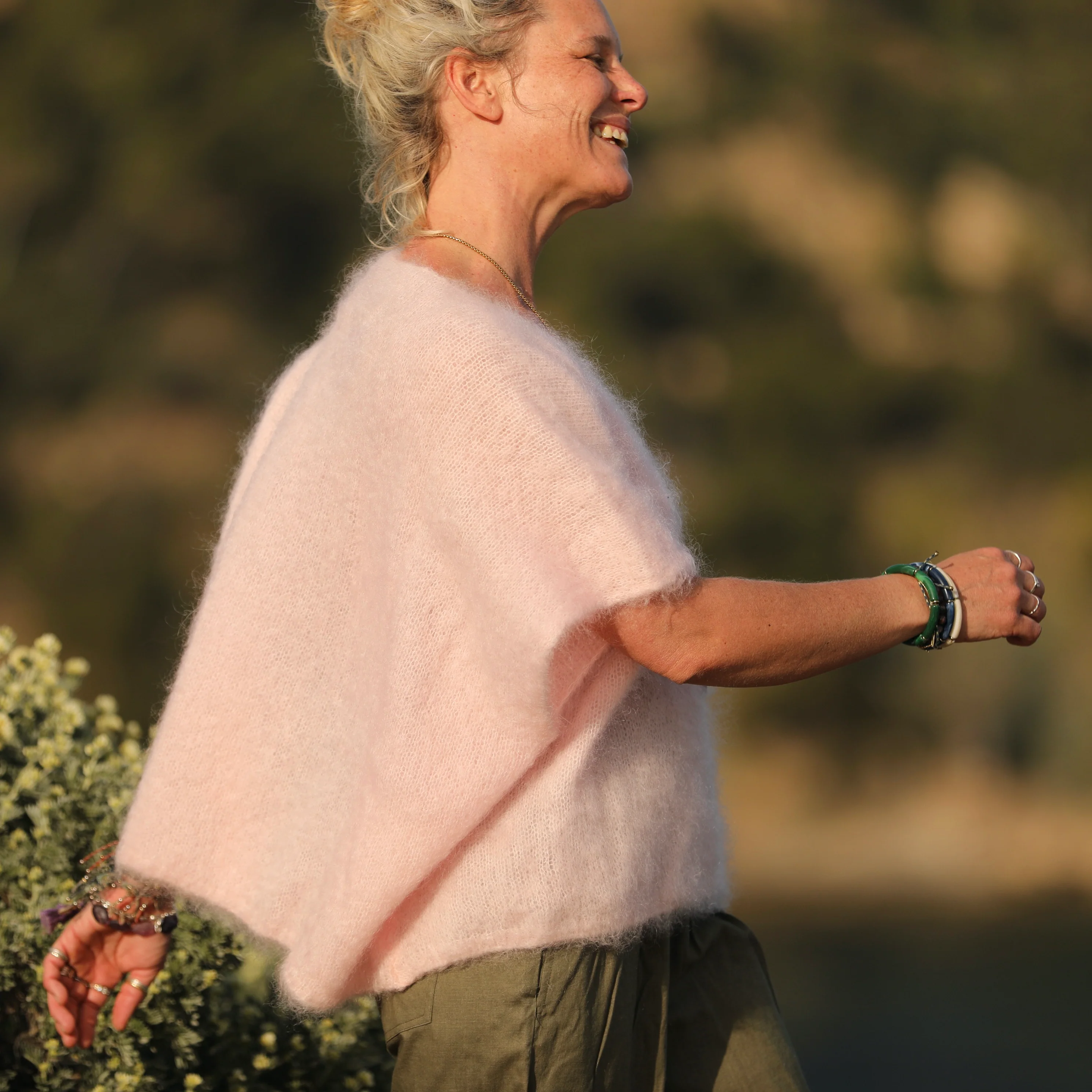 Cape Bérénice rose pale - Image 4
