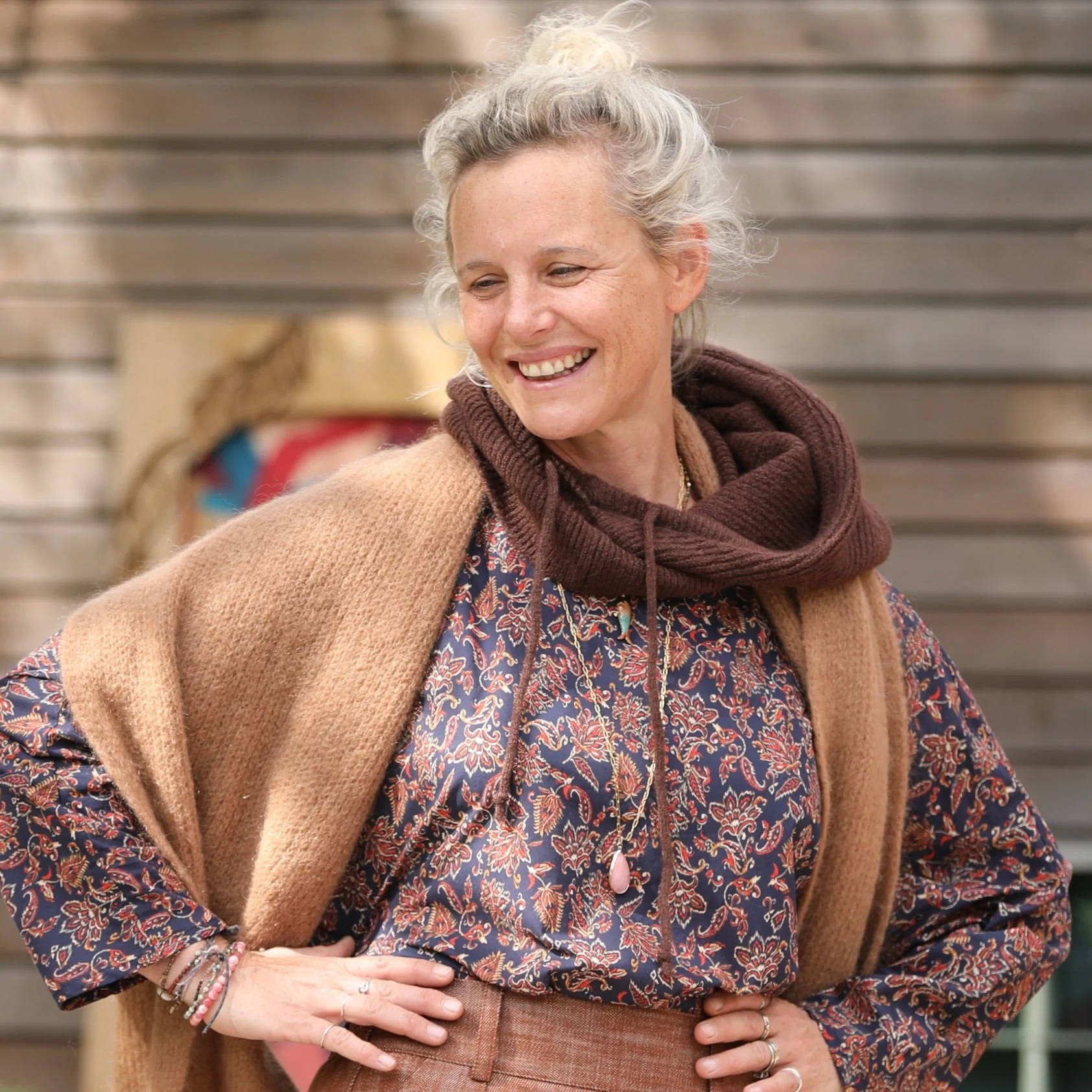 Cagoule Danaé - Chocolat - Image 2