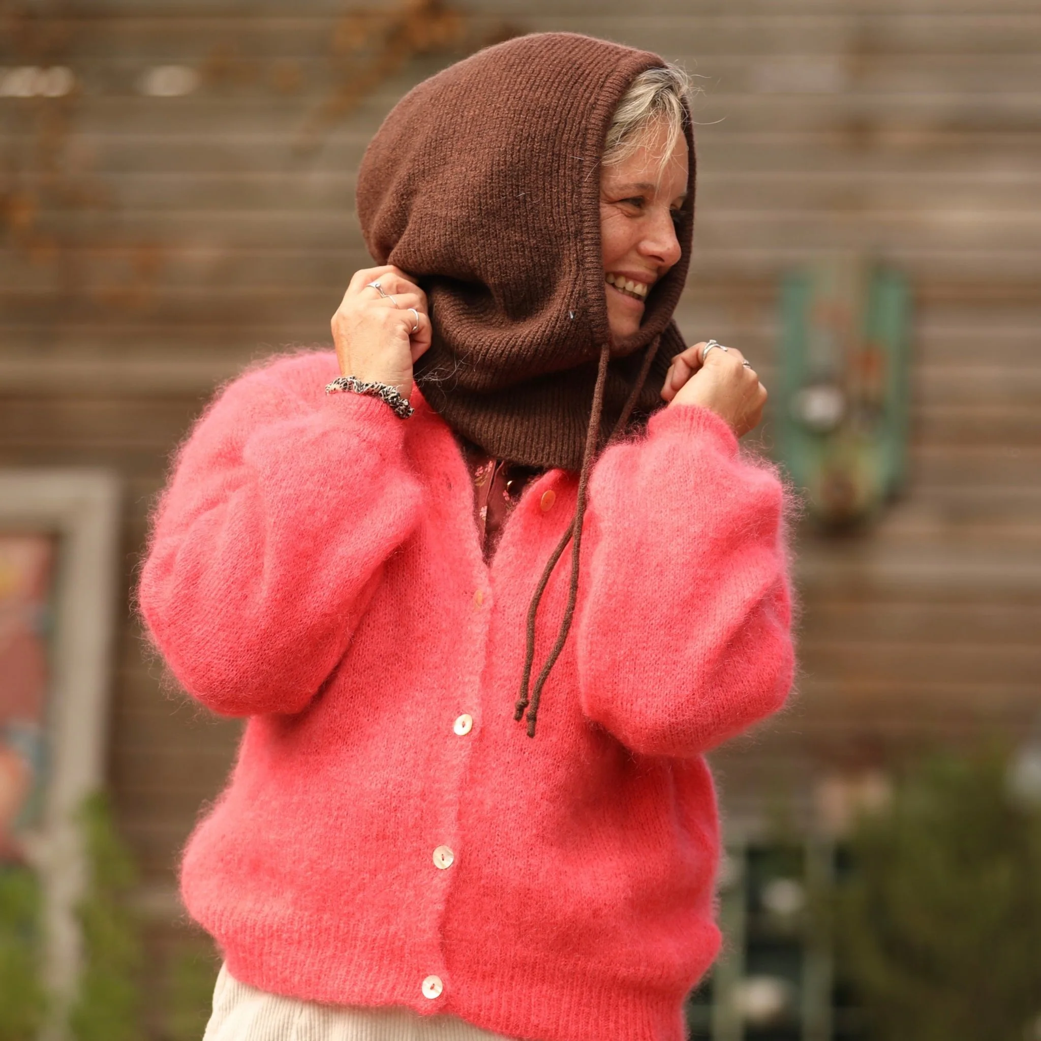 Cagoule Danaé - Chocolat - Image 3