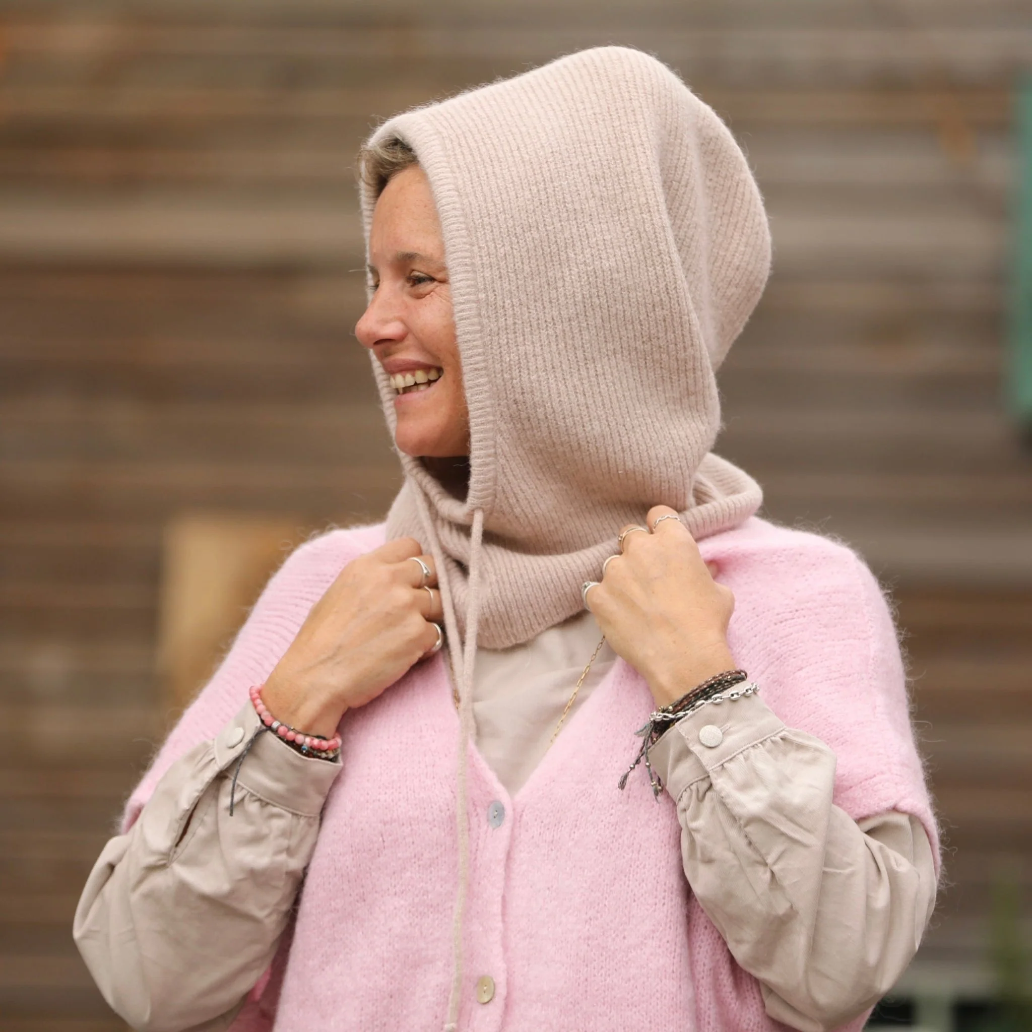 Cagoule Danaé - Ficelle - Image 2