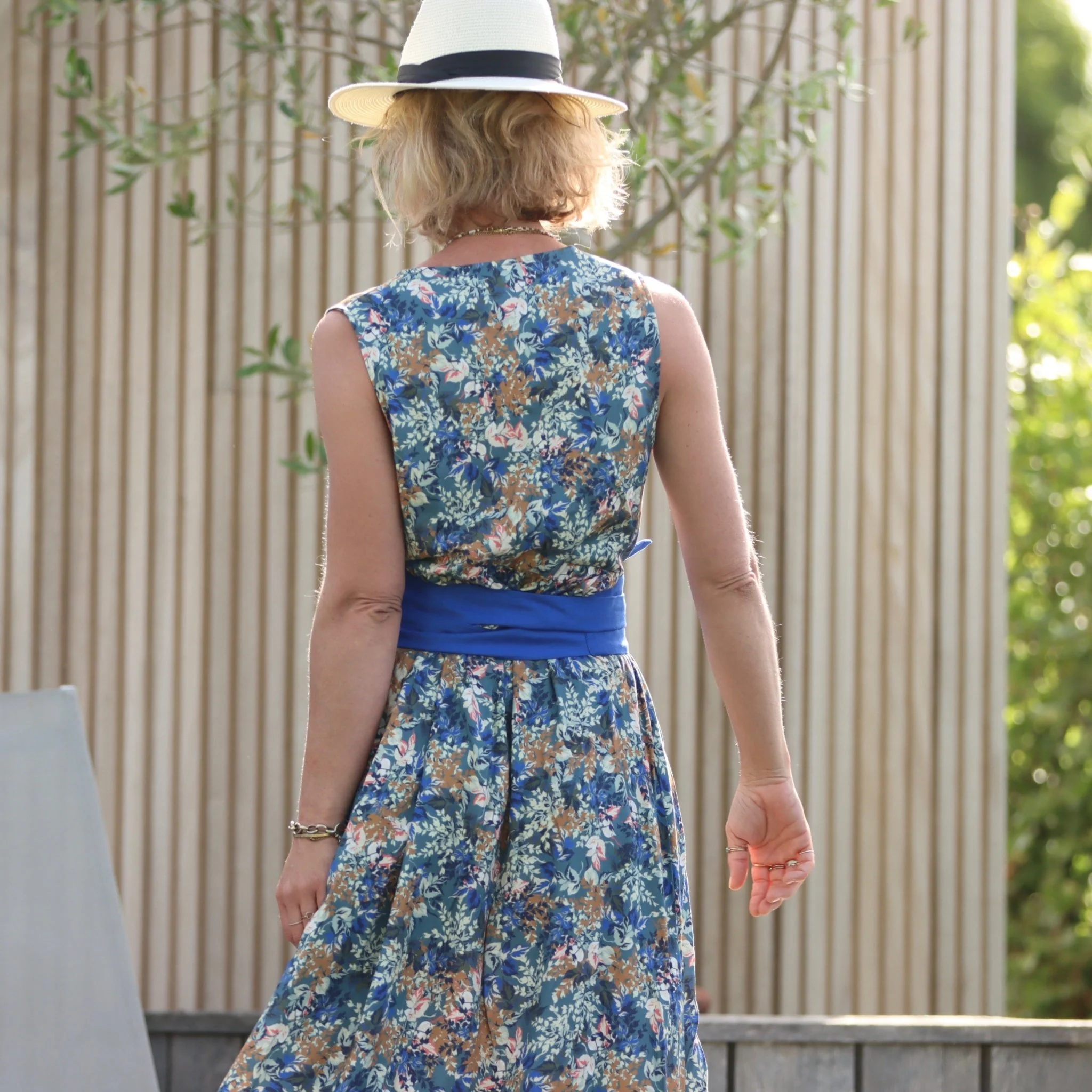 Ceinture Anita lin bleu majorelle - Image 14