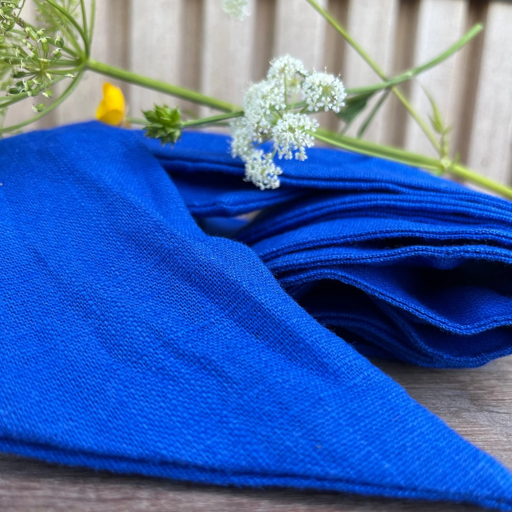 Ceinture Anita lin bleu majorelle - Image 2