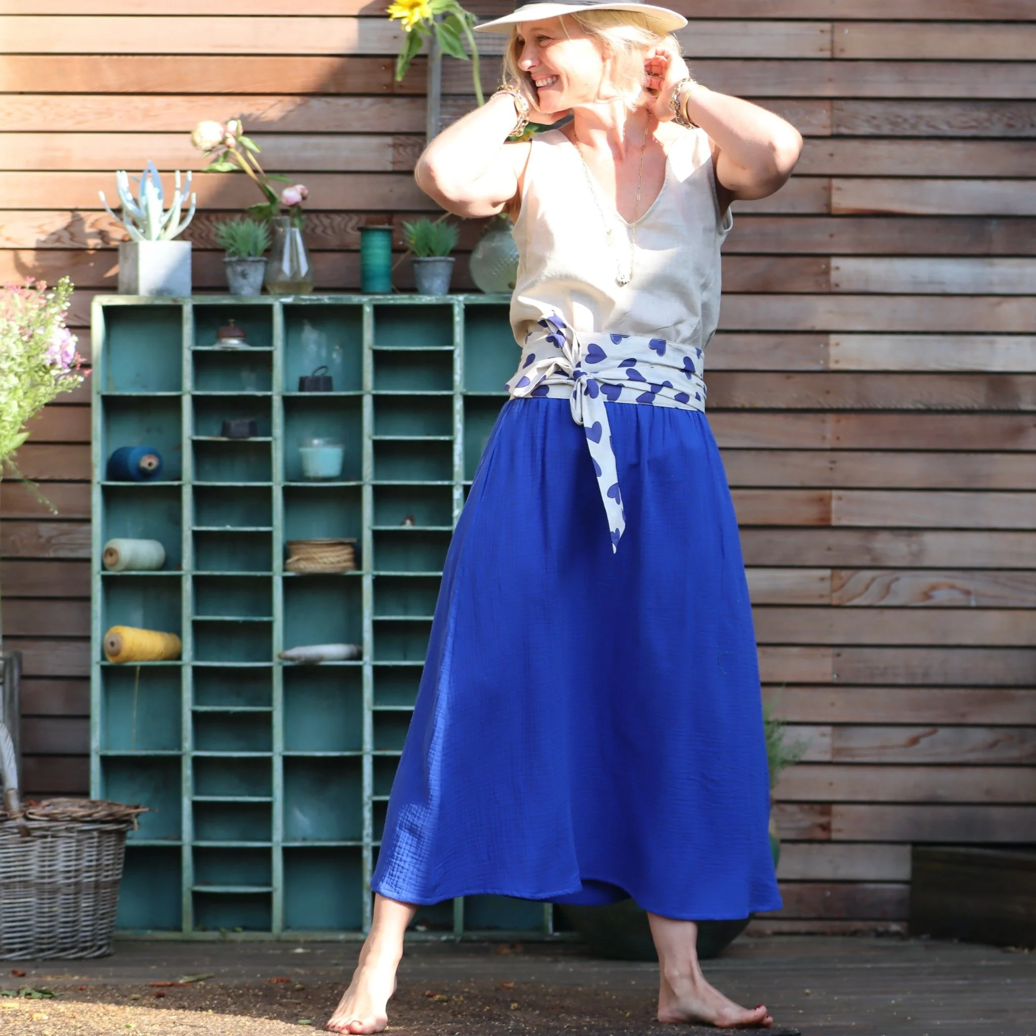 Ceinture Anita  - Voile de coton coeur - Image 4