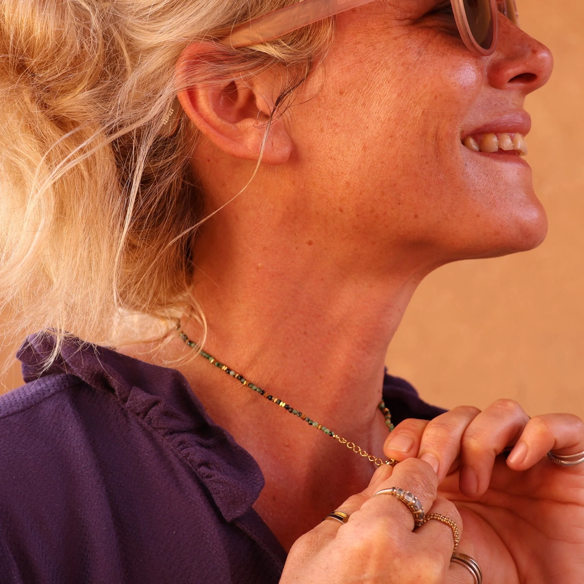 Collier "Promesse" vert - Image 3