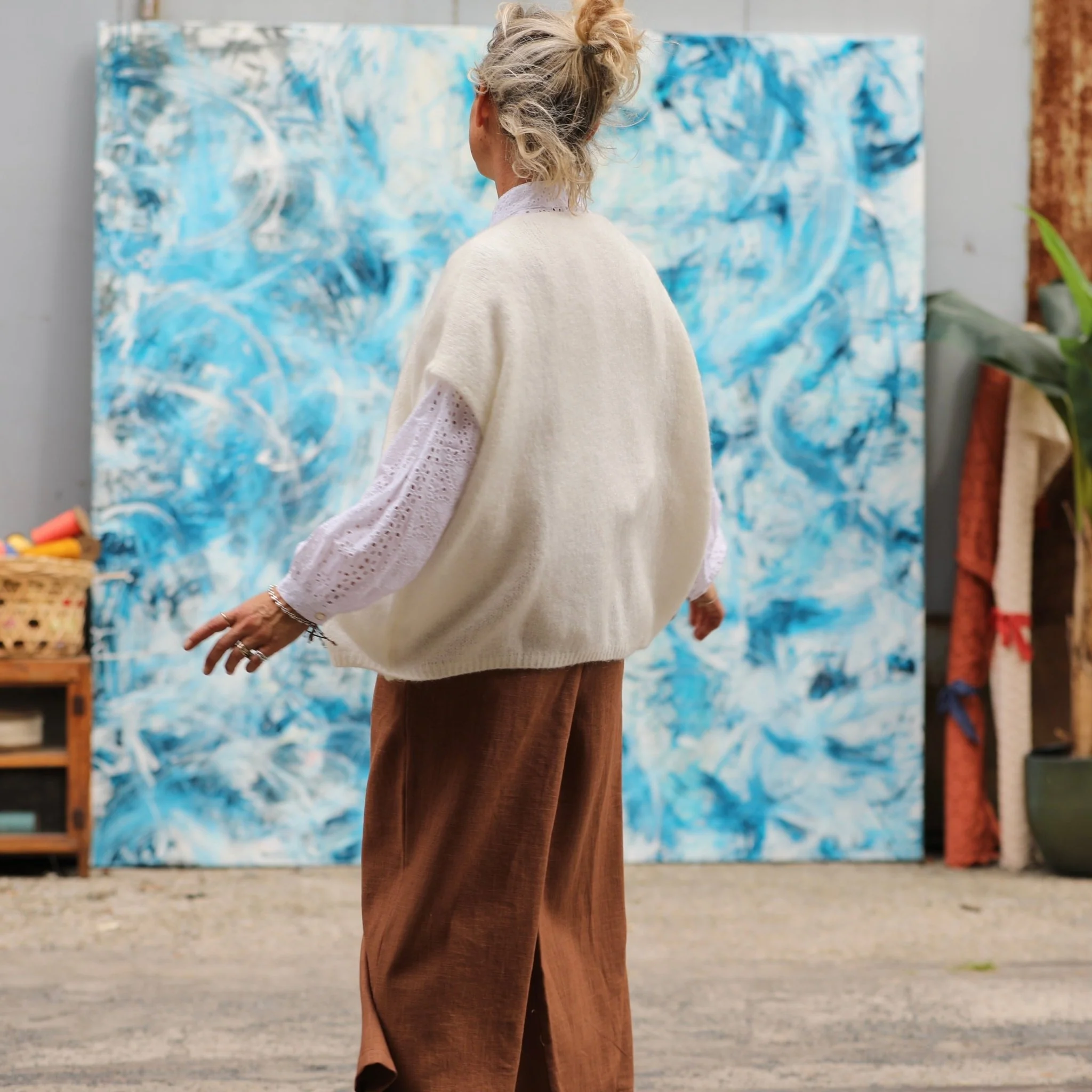 Gilet Claudia - ivoire - Image 10