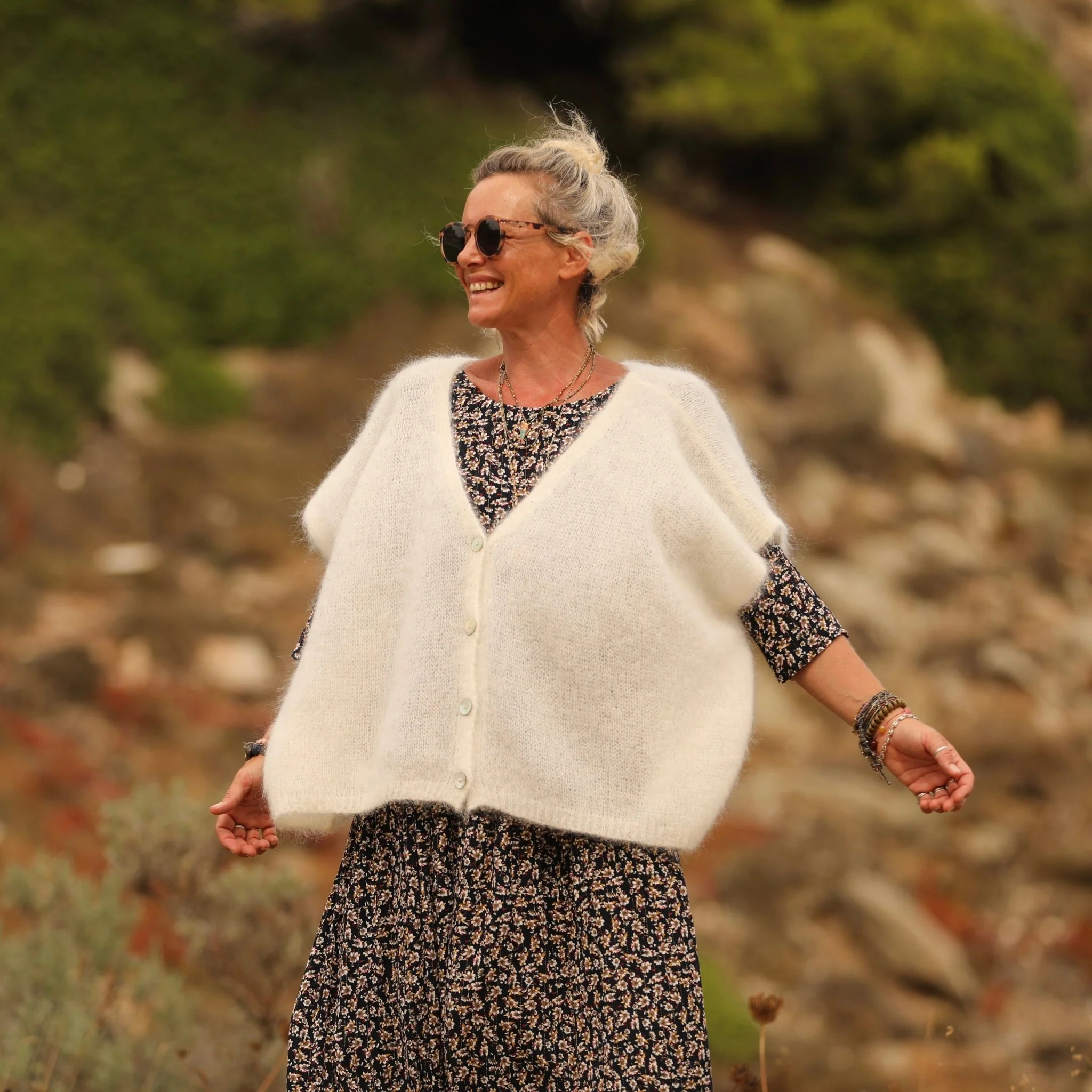 Gilet Claudia - ivoire - Image 11