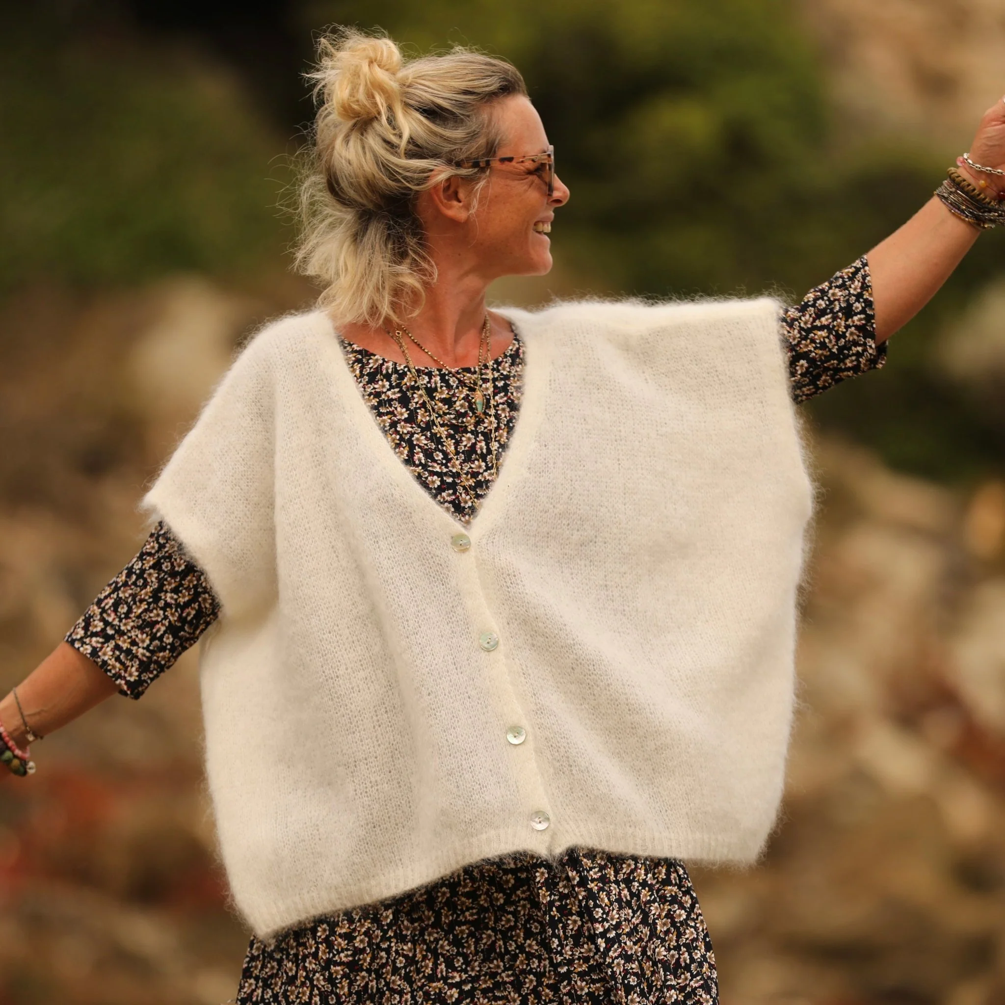 Gilet Claudia - ivoire - Image 6