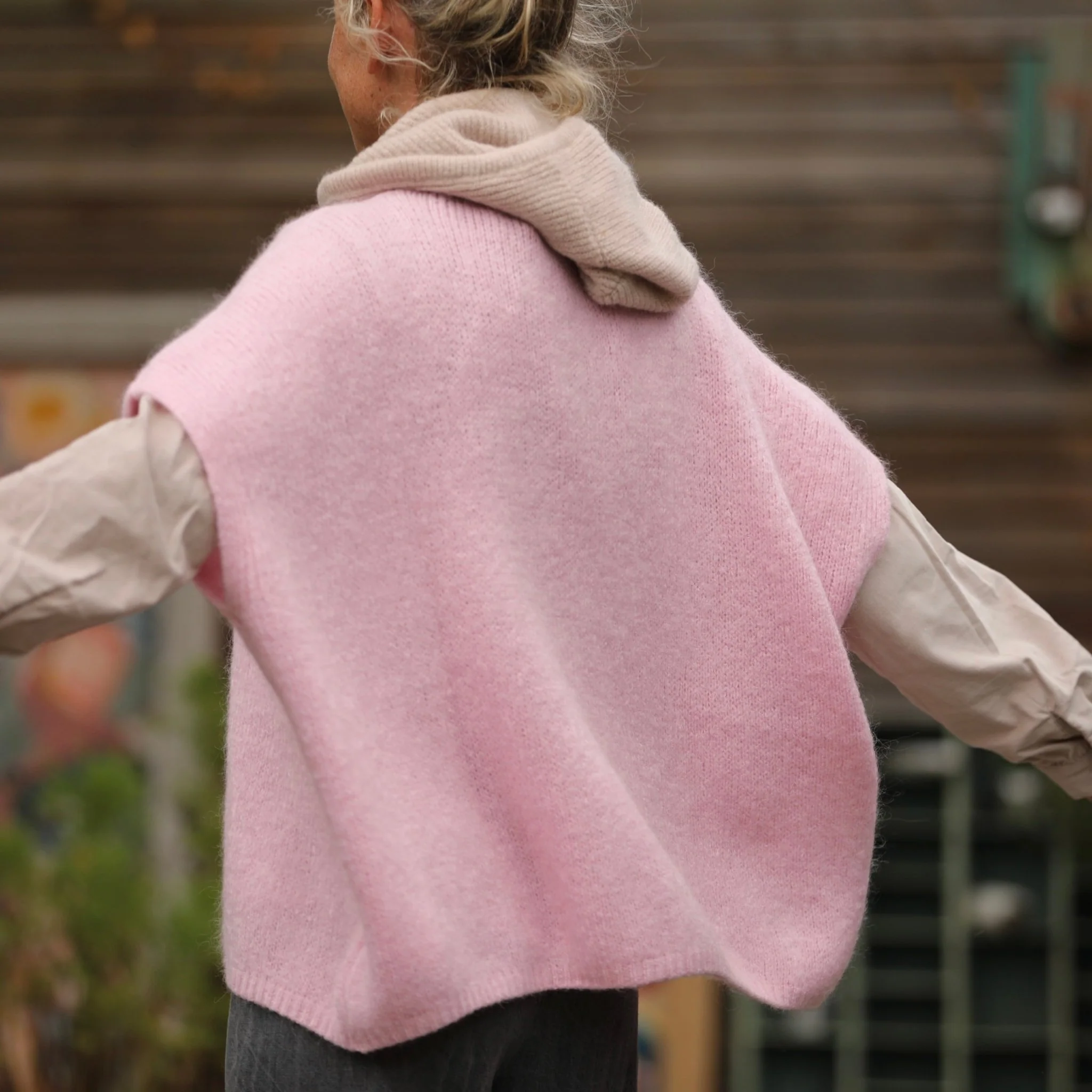 Gilet Claudia - Rose dragée - Image 5
