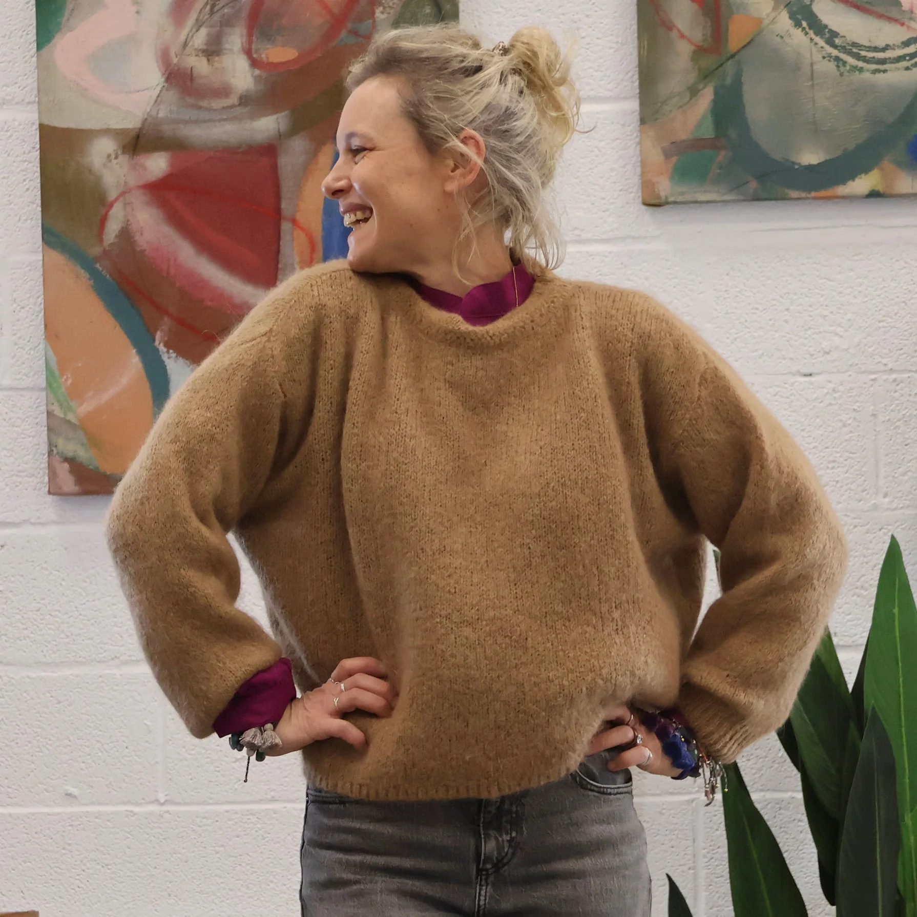 Pull Edmonde camel - Image 5