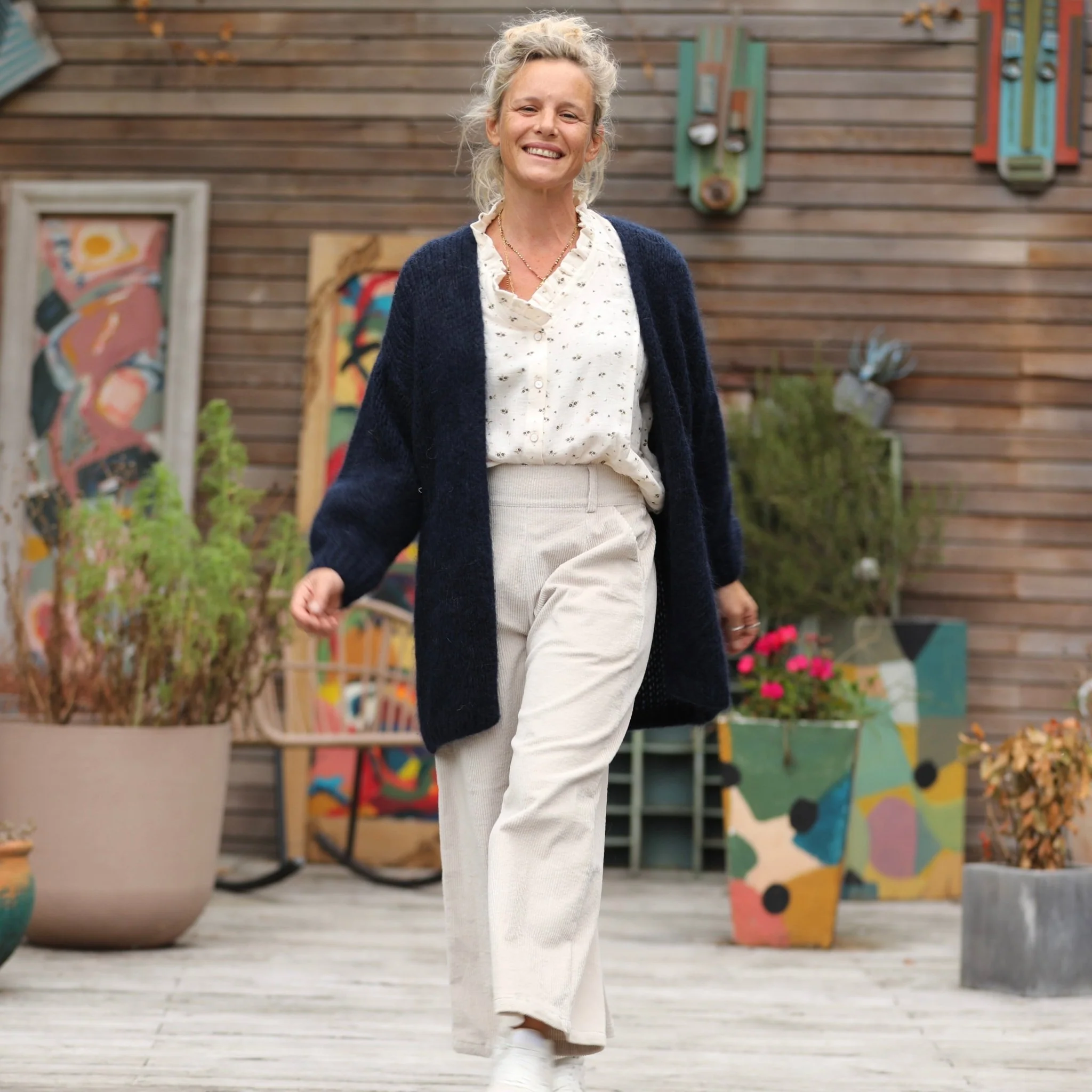 Gilet Prisca Bleu marine - Image 4