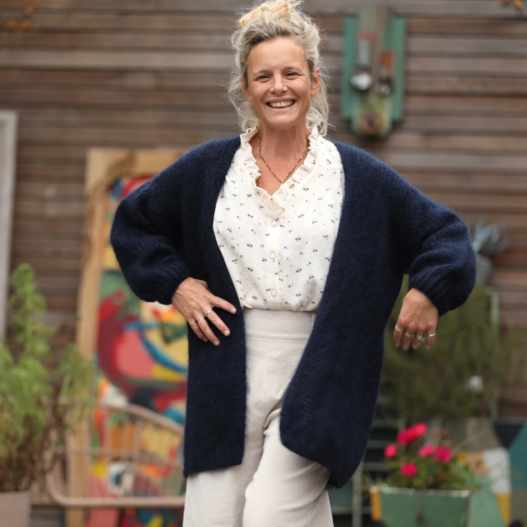 Gilet Prisca Bleu marine - Image 7