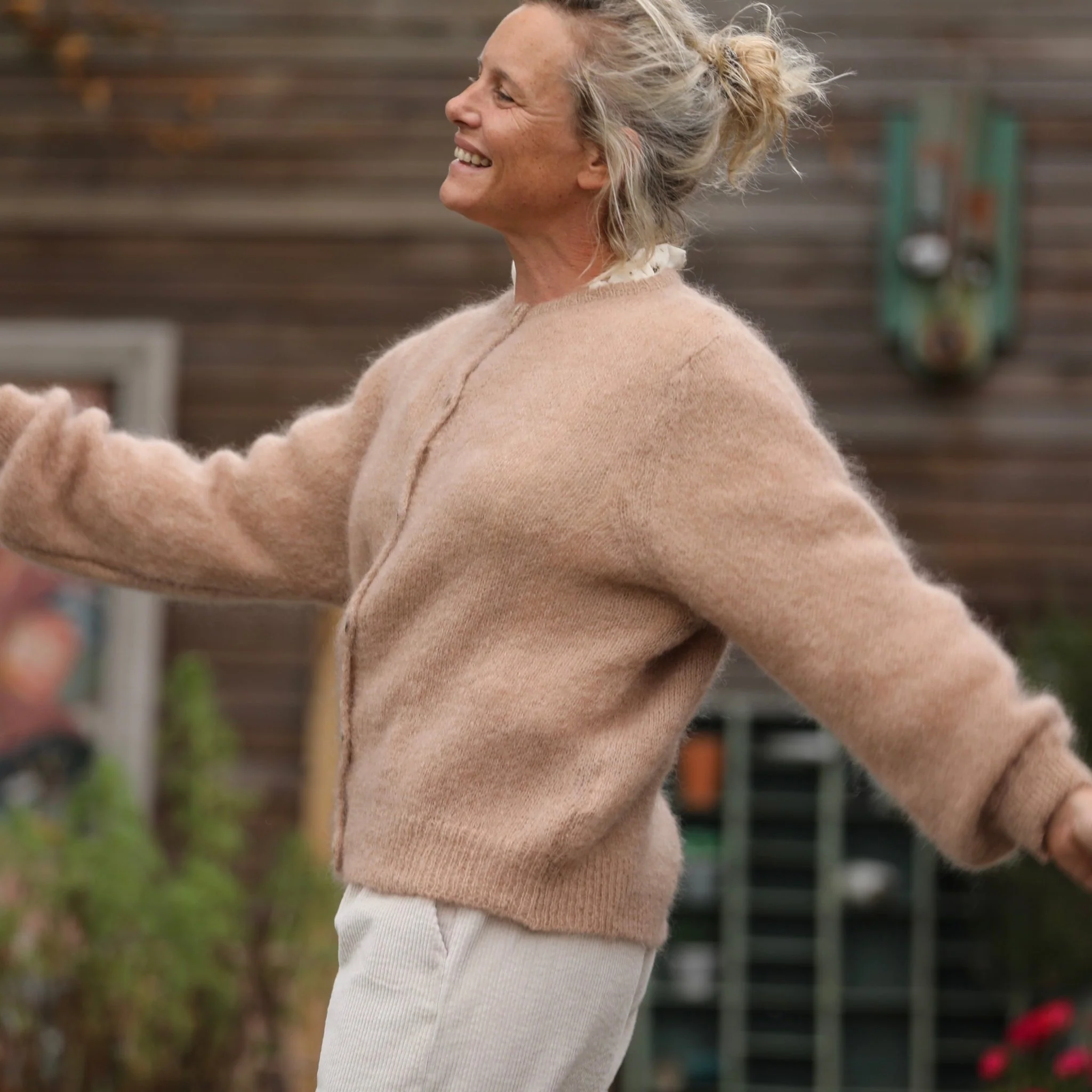 Gilet Sélène - Camel - Image 3