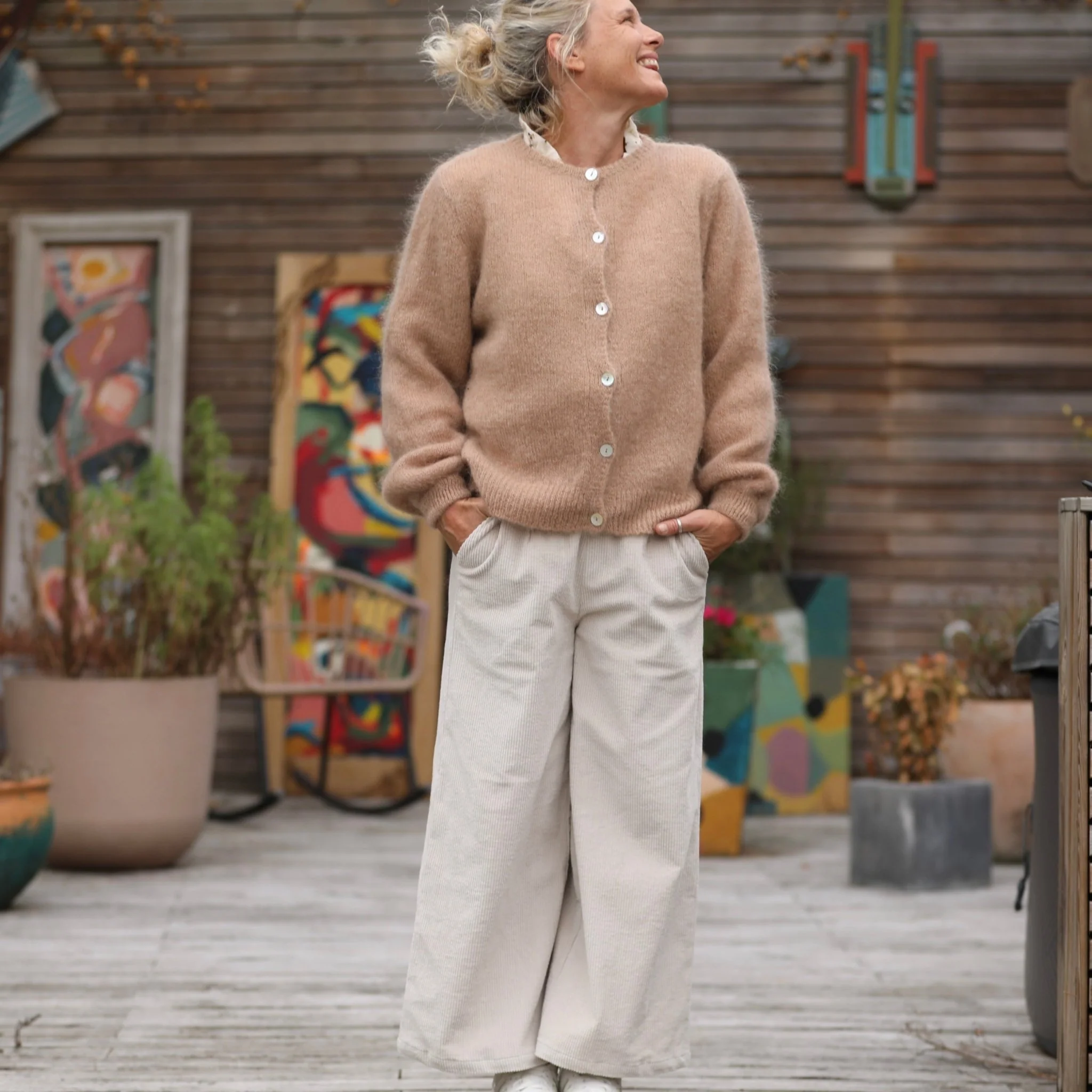 Gilet Sélène - Camel - Image 5