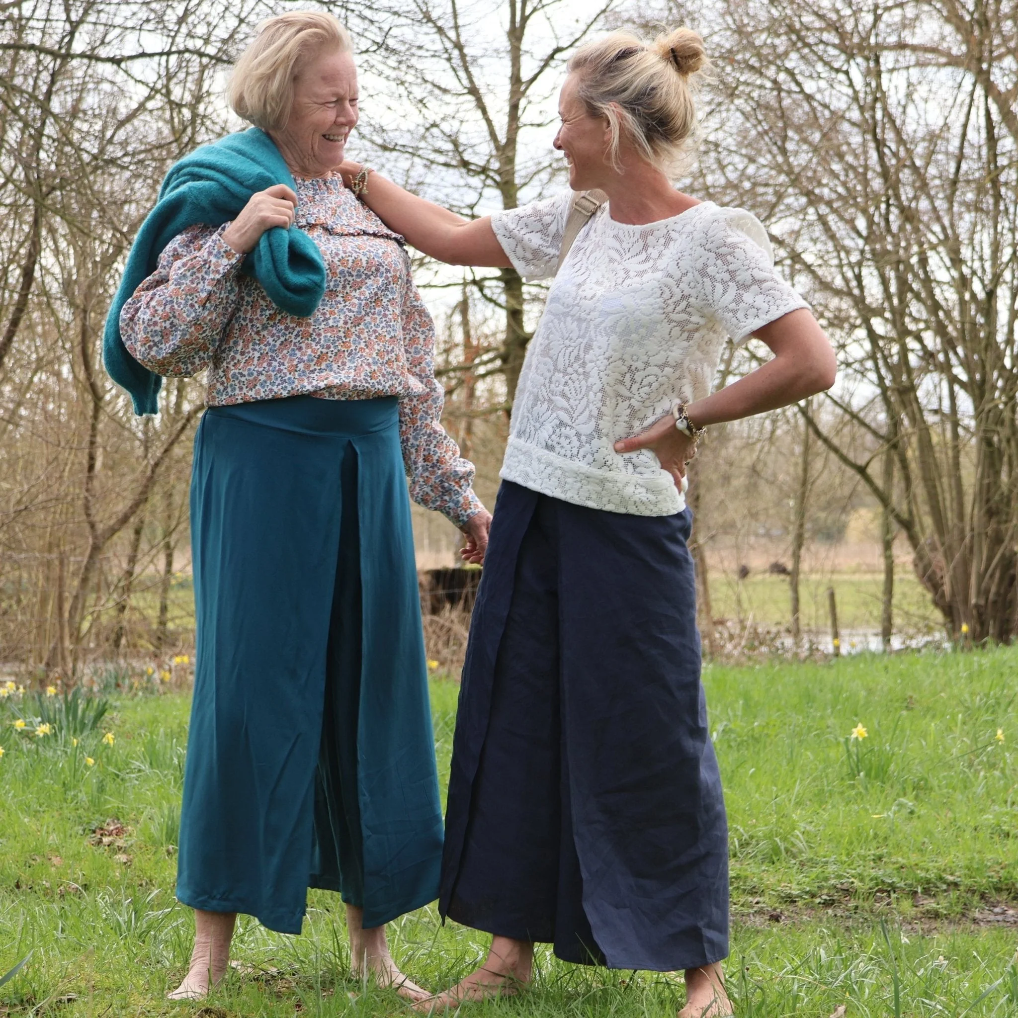 Pantalon drapé Mathilde -viscose inspiration - Image 10