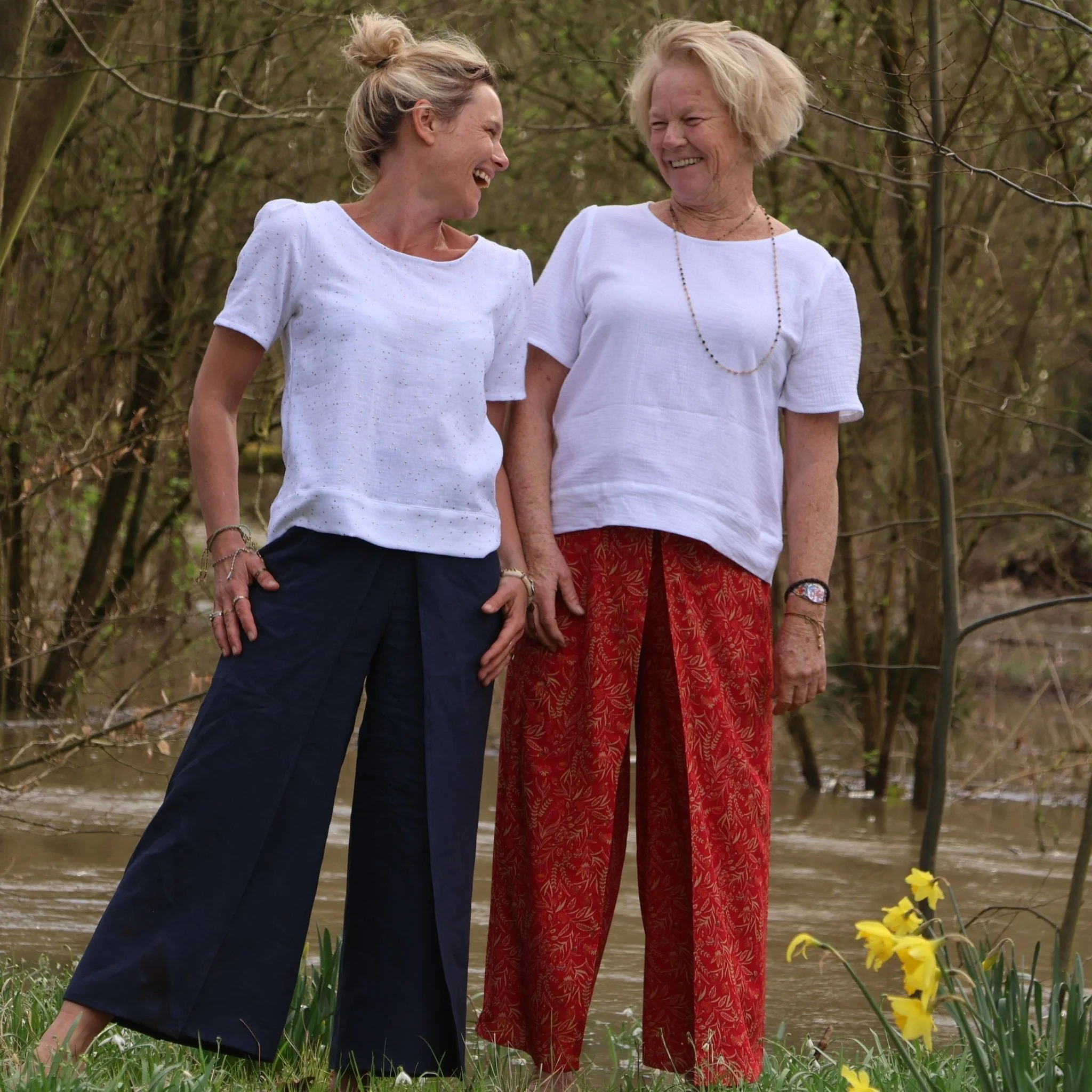 Pantalon drapé Mathilde -viscose inspiration - Image 8