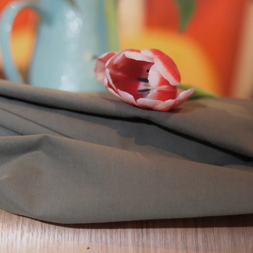 Pantalon Eliot - Sergé kaki - Image 2