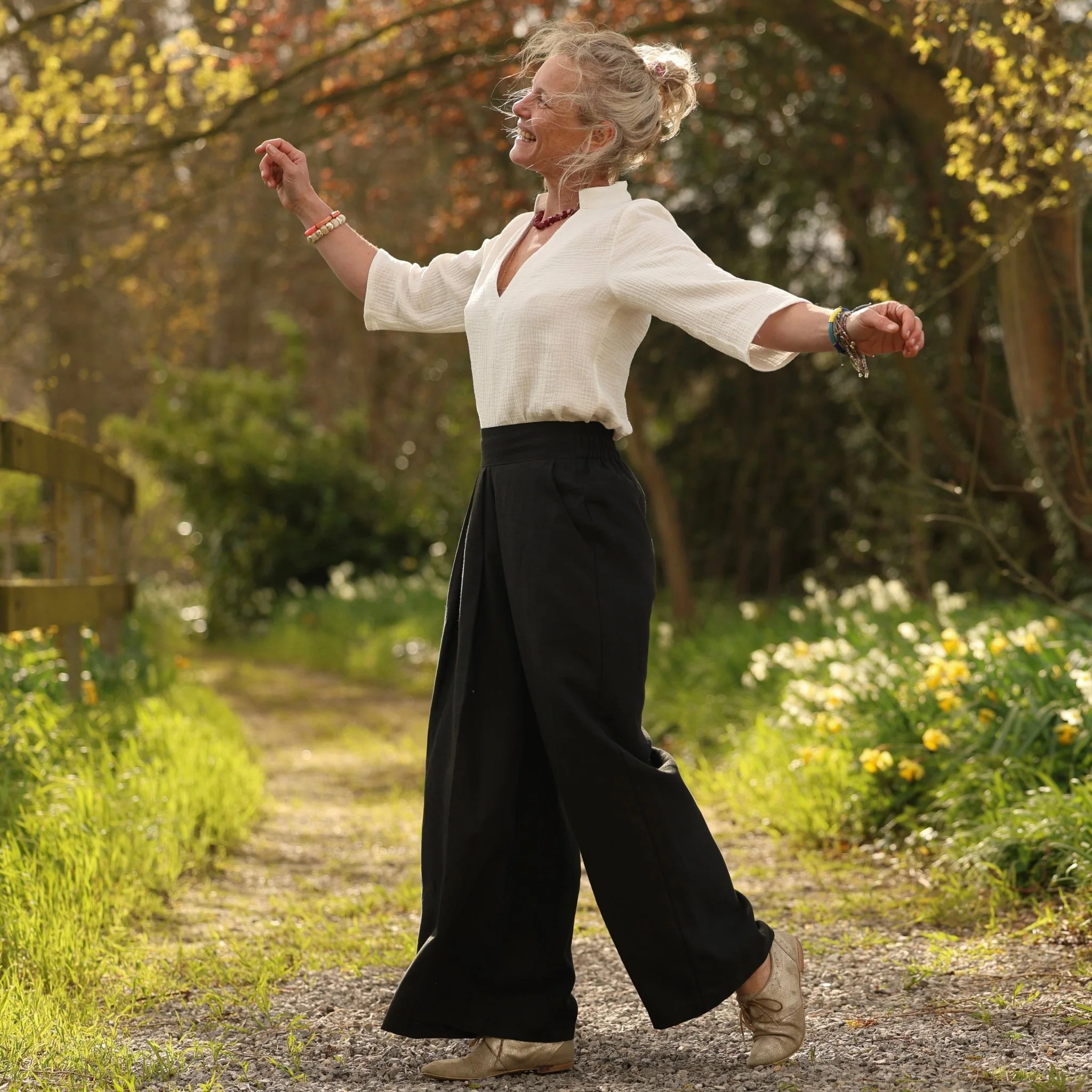 Pantalon Suwannee - Lin Noir - Image 5