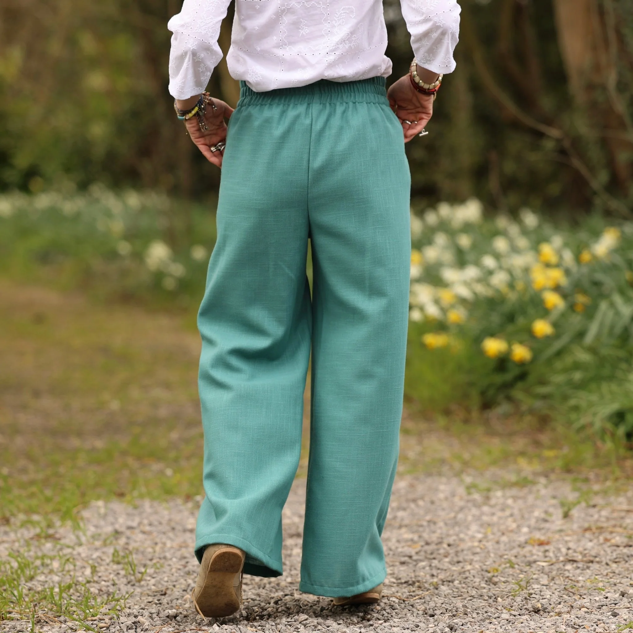 Pantalon Suwannee - Lin Vert menthe - Image 3