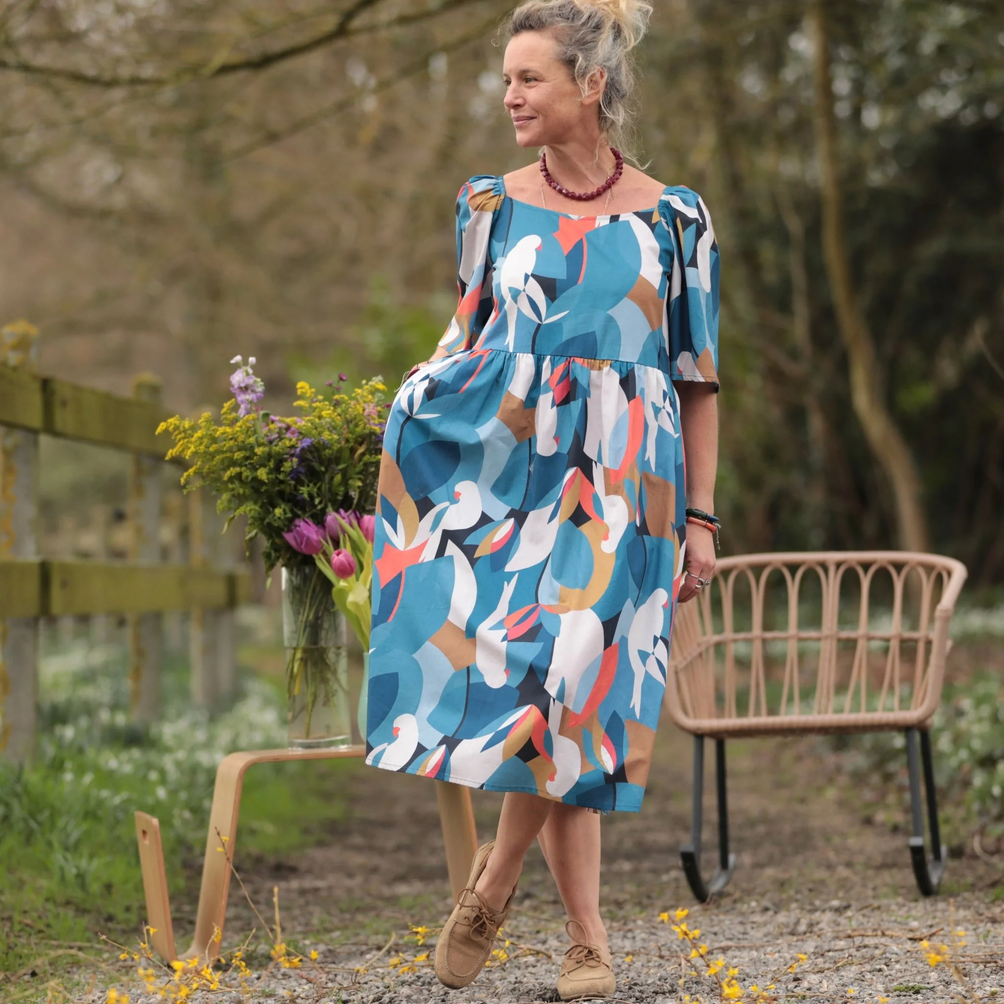 Robe Iloé – Coton Paradis Graphique