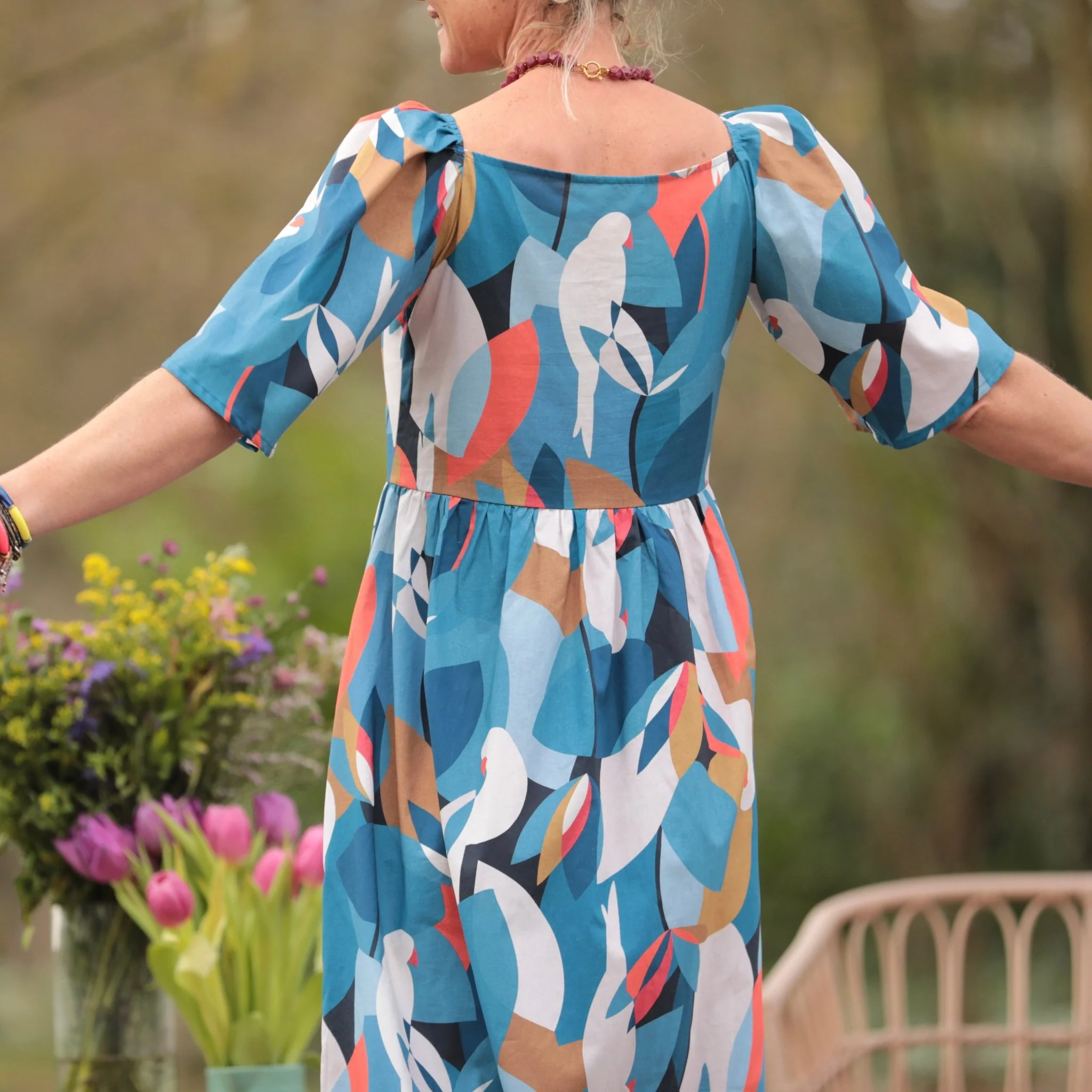 Robe Iloé – Coton Paradis Graphique - Image 3