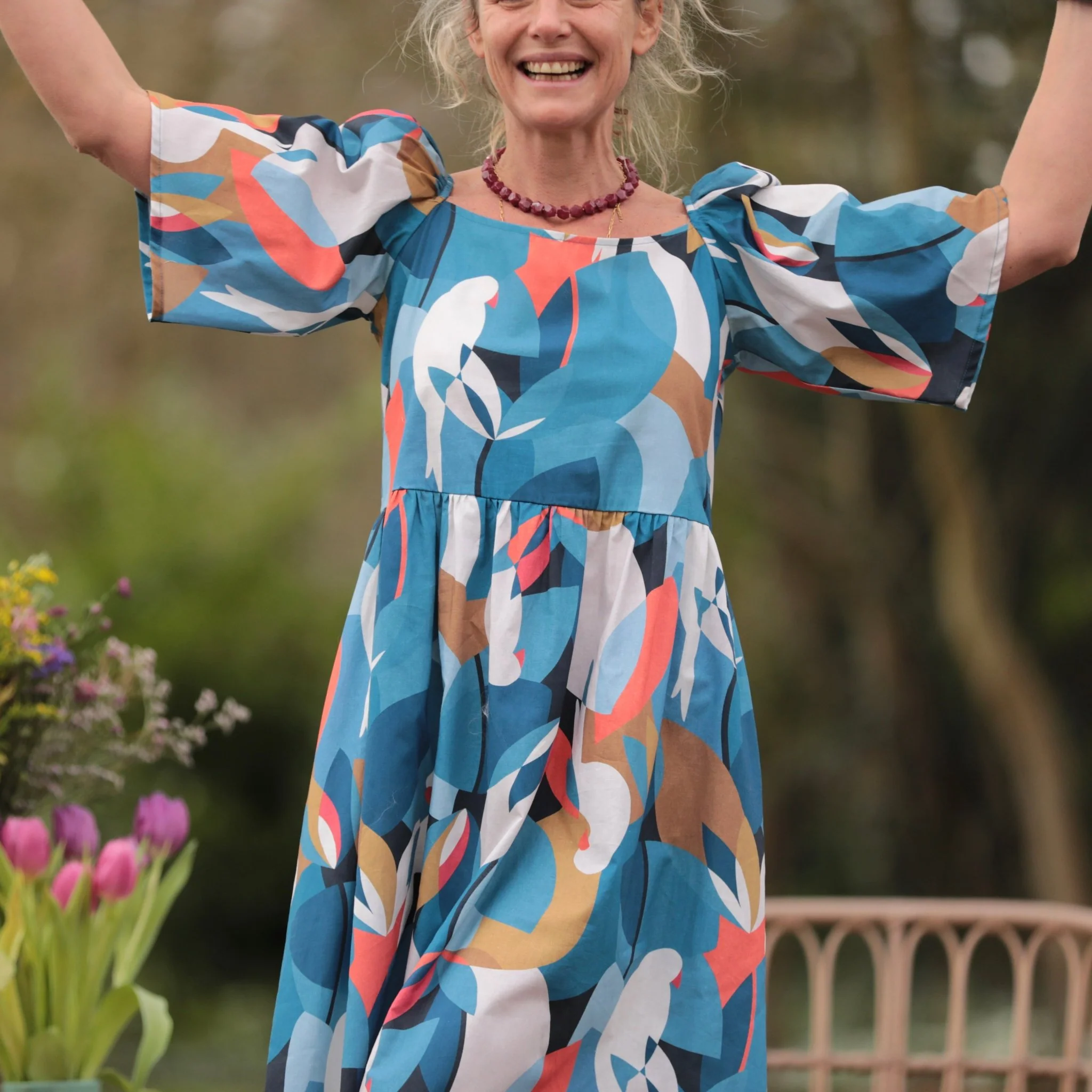 Robe Iloé – Coton Paradis Graphique - Image 5