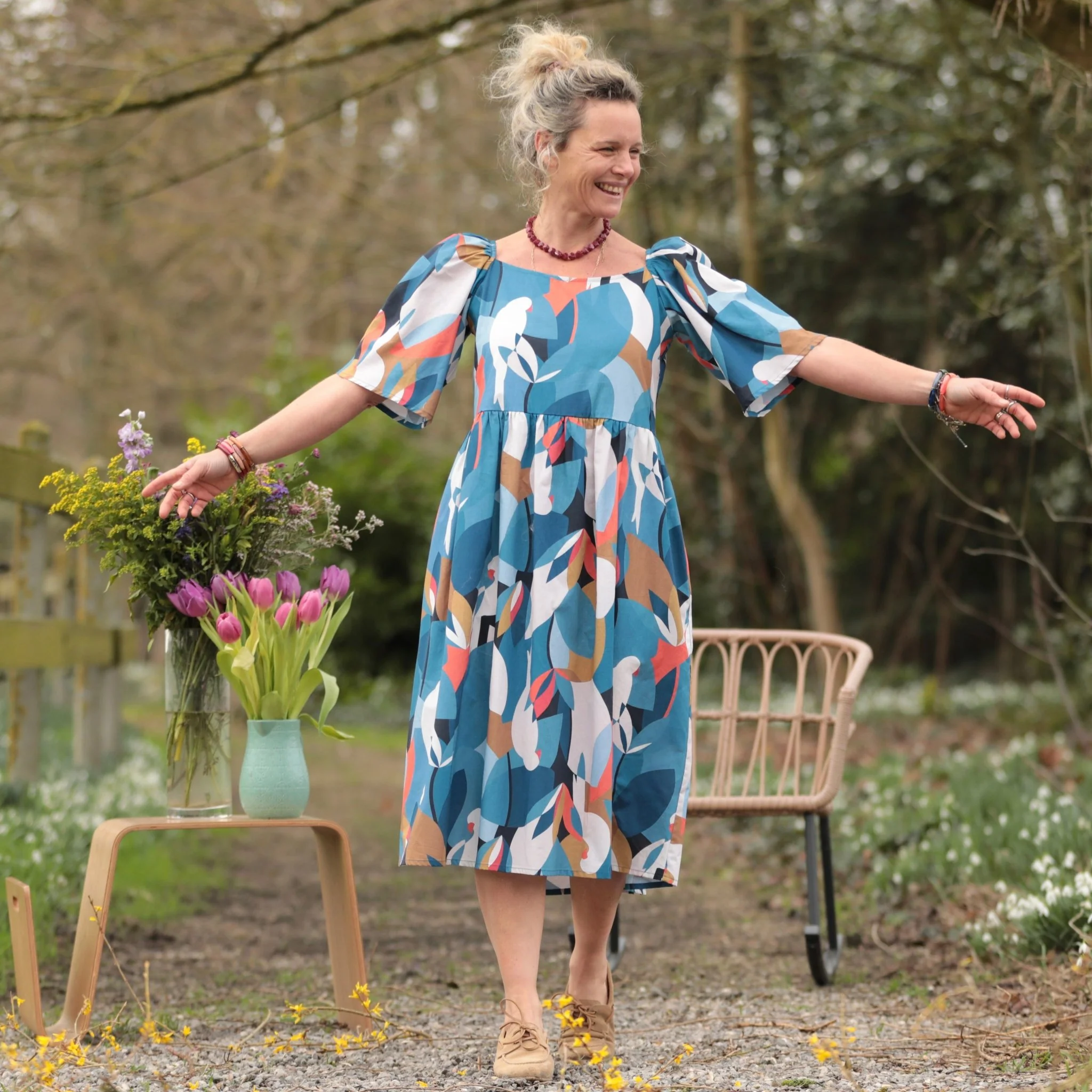 Robe Iloé – Coton Paradis Graphique - Image 9
