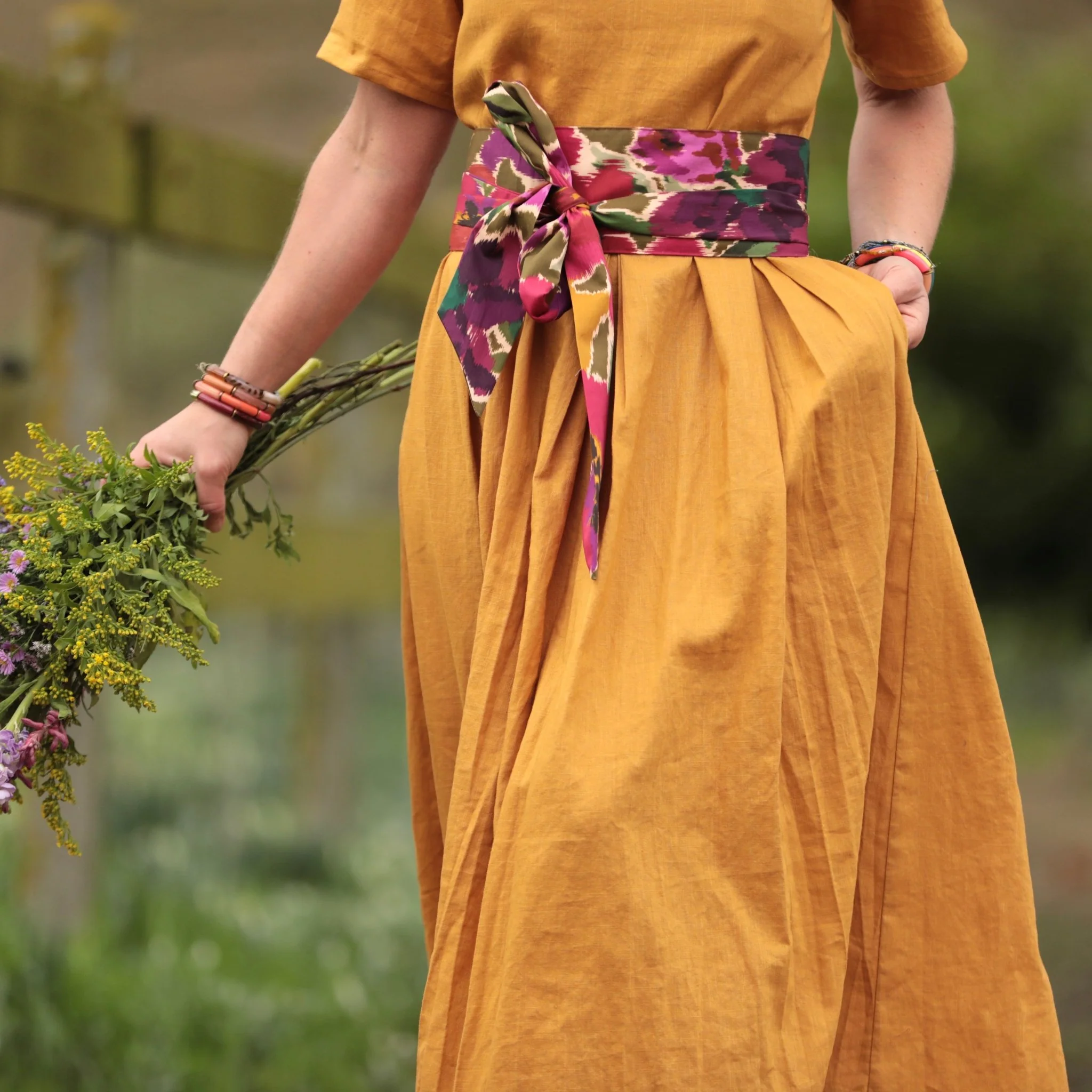 Robe Louisa - Lin tournesol - Image 3