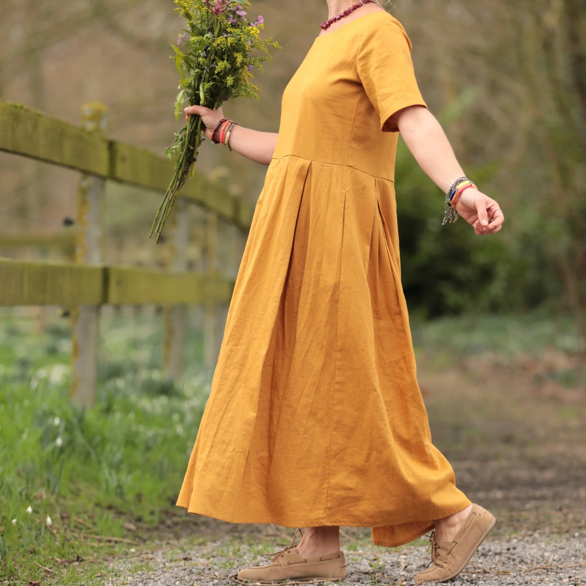 Robe Louisa - Lin tournesol - Image 7