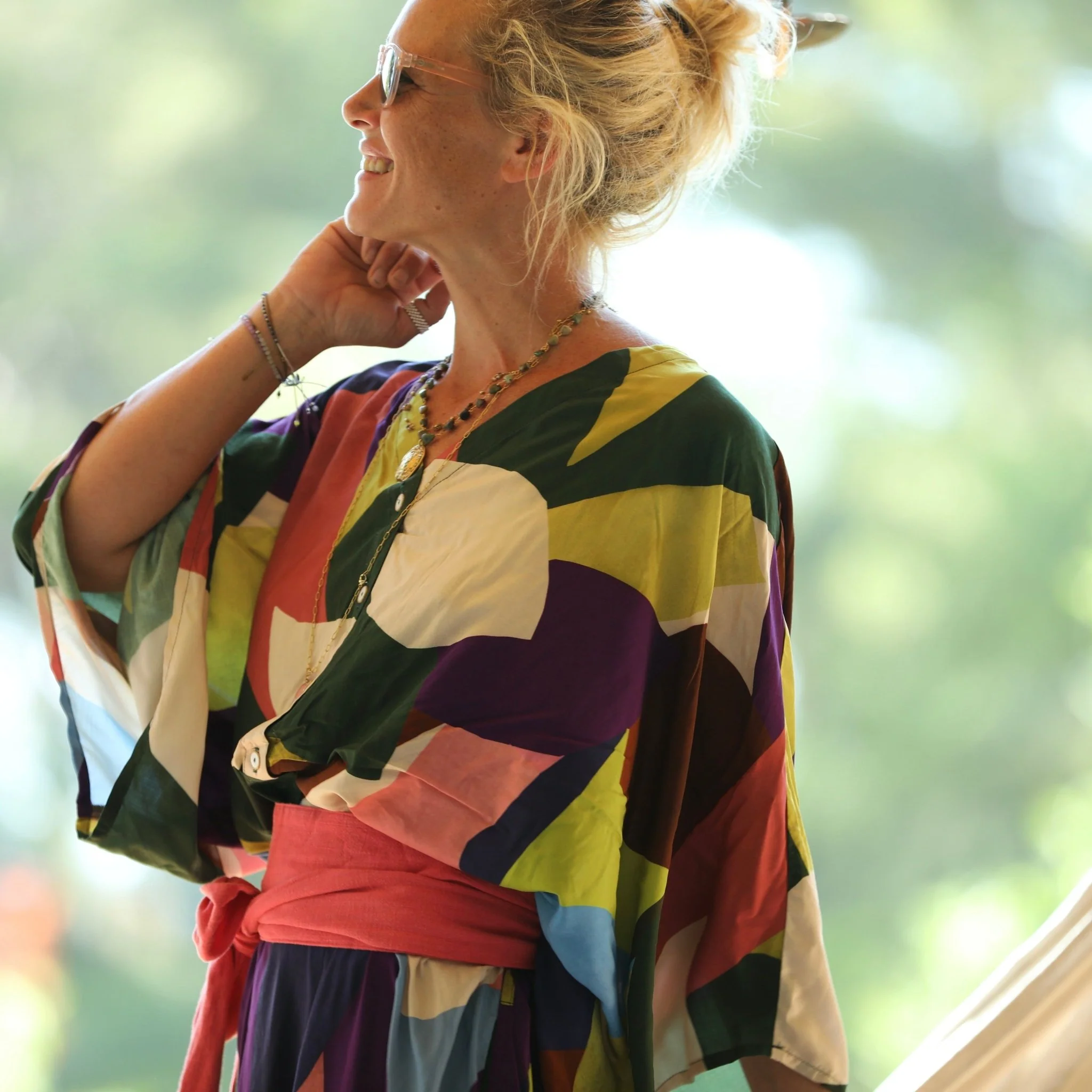 Robe Xiou viscose éclats de teintes - Image 4