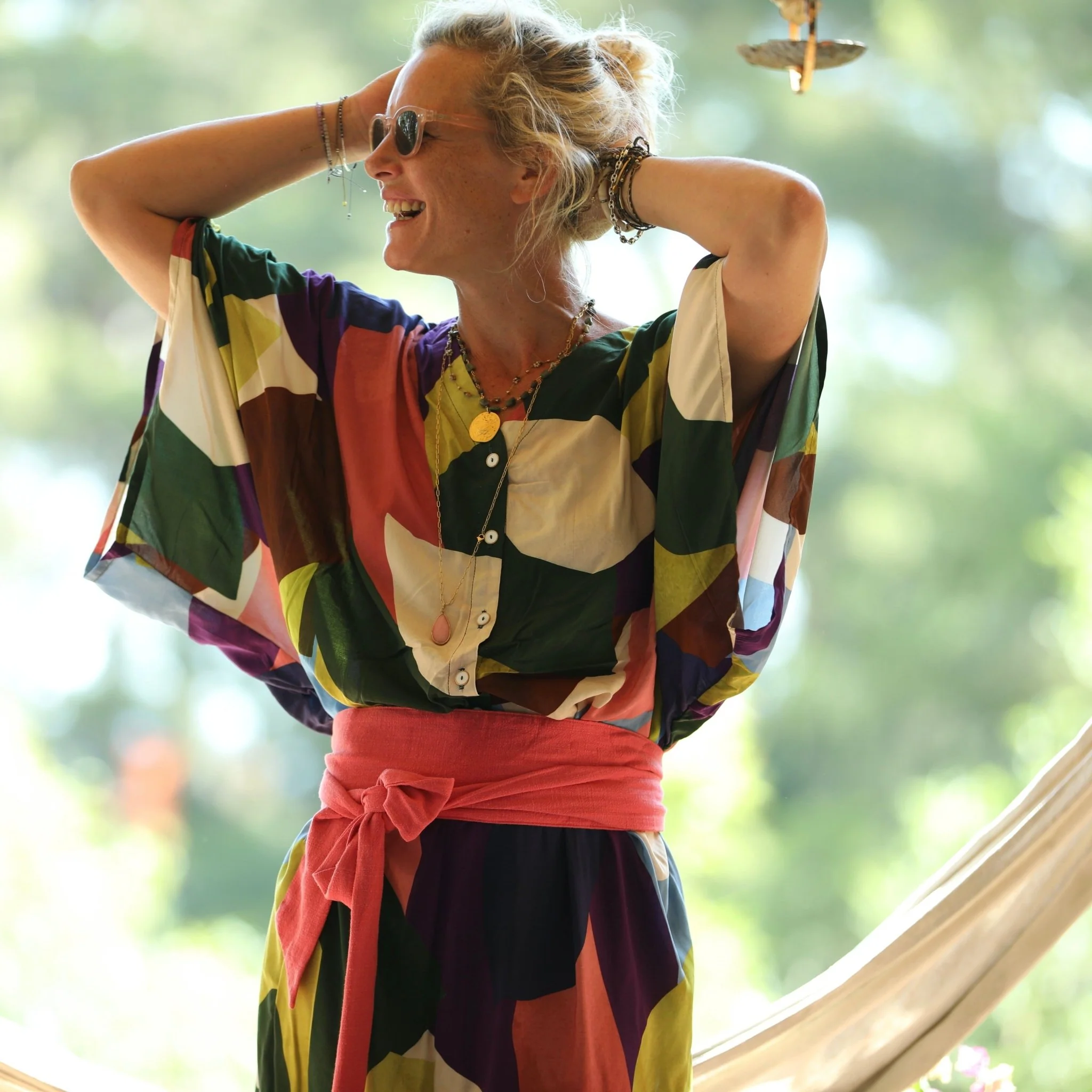Robe Xiou viscose éclats de teintes - Image 7