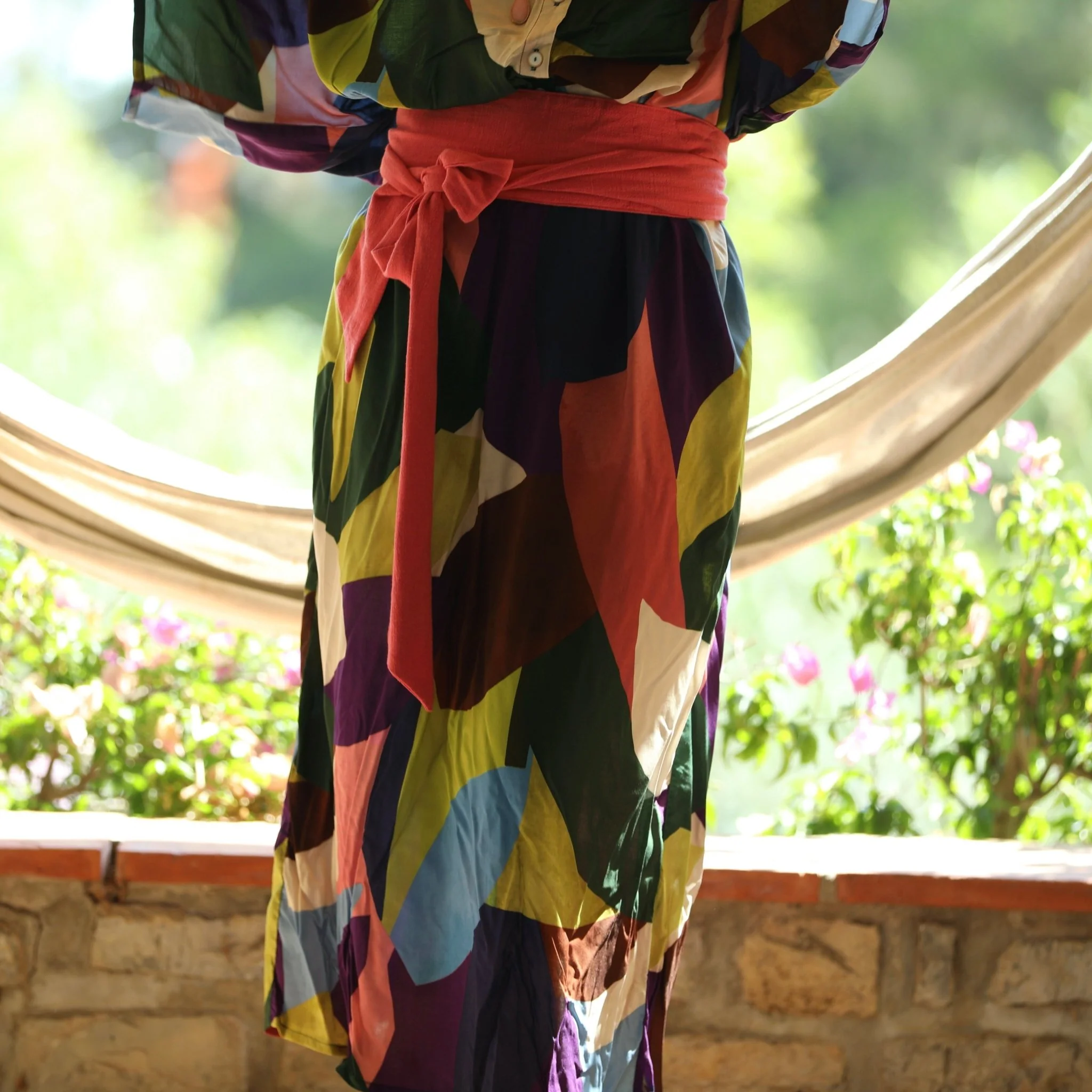 Robe Xiou viscose éclats de teintes - Image 9