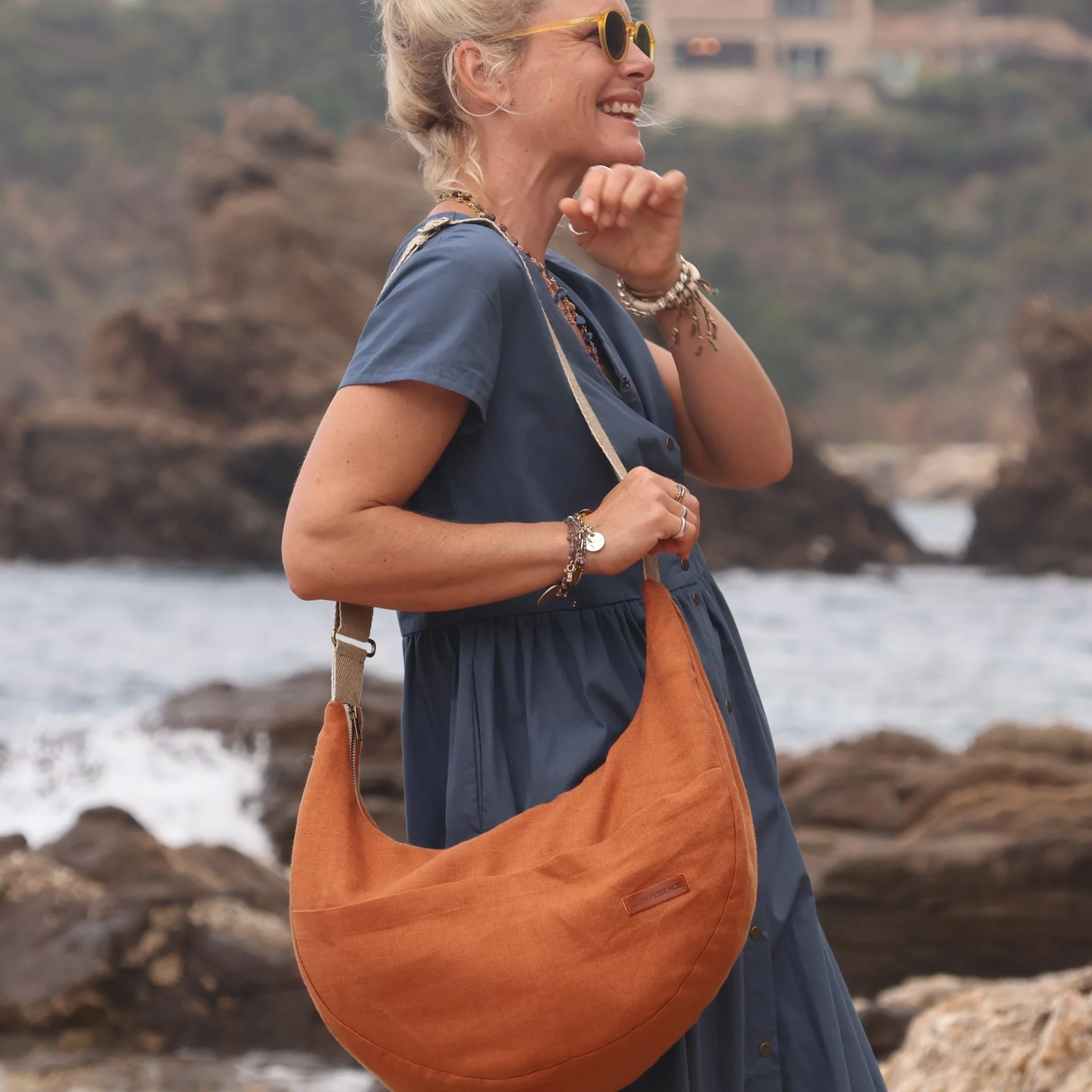 Sac Pia en lin écureuil - Image 9