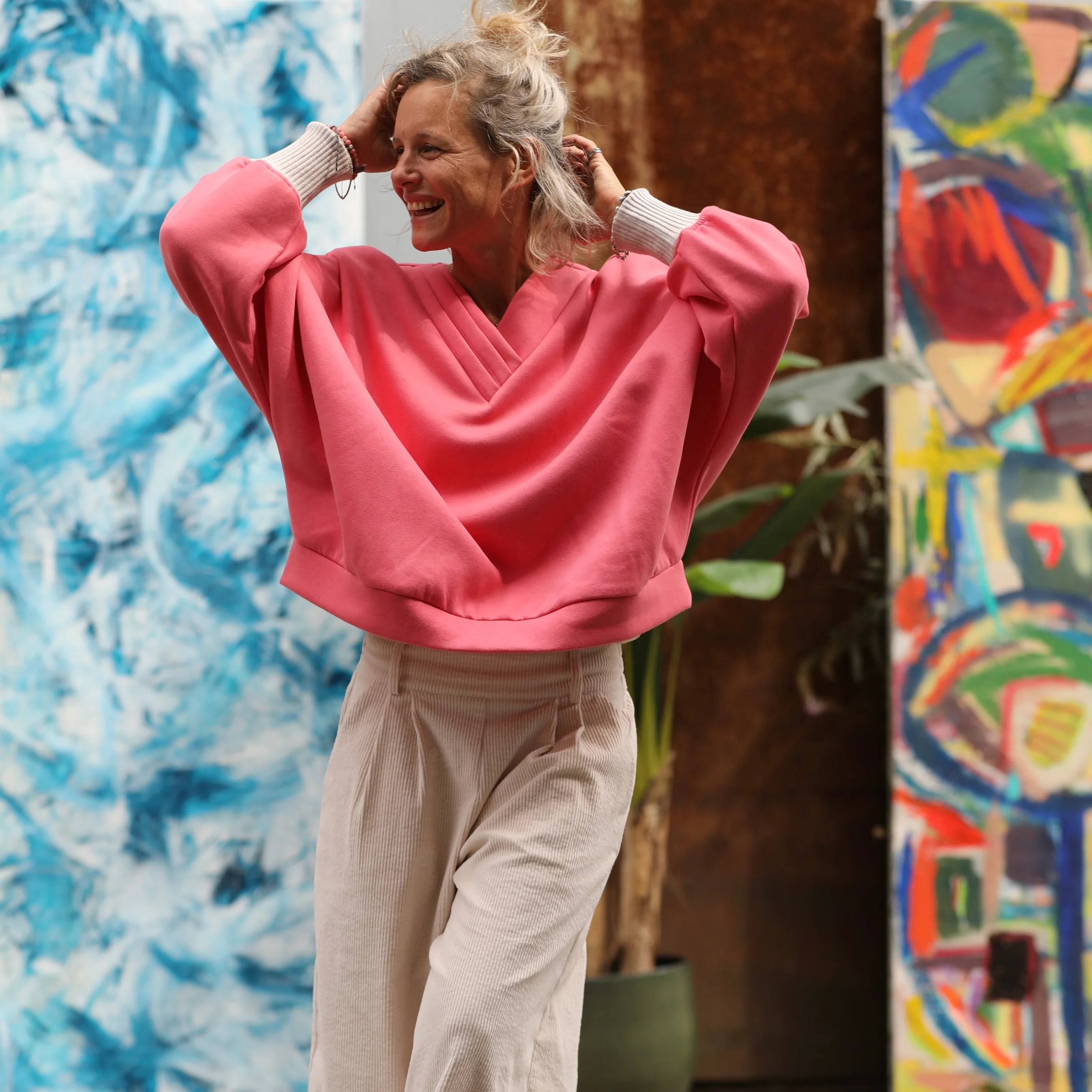 Sweat Ferdinand - rose gourmand - version courte