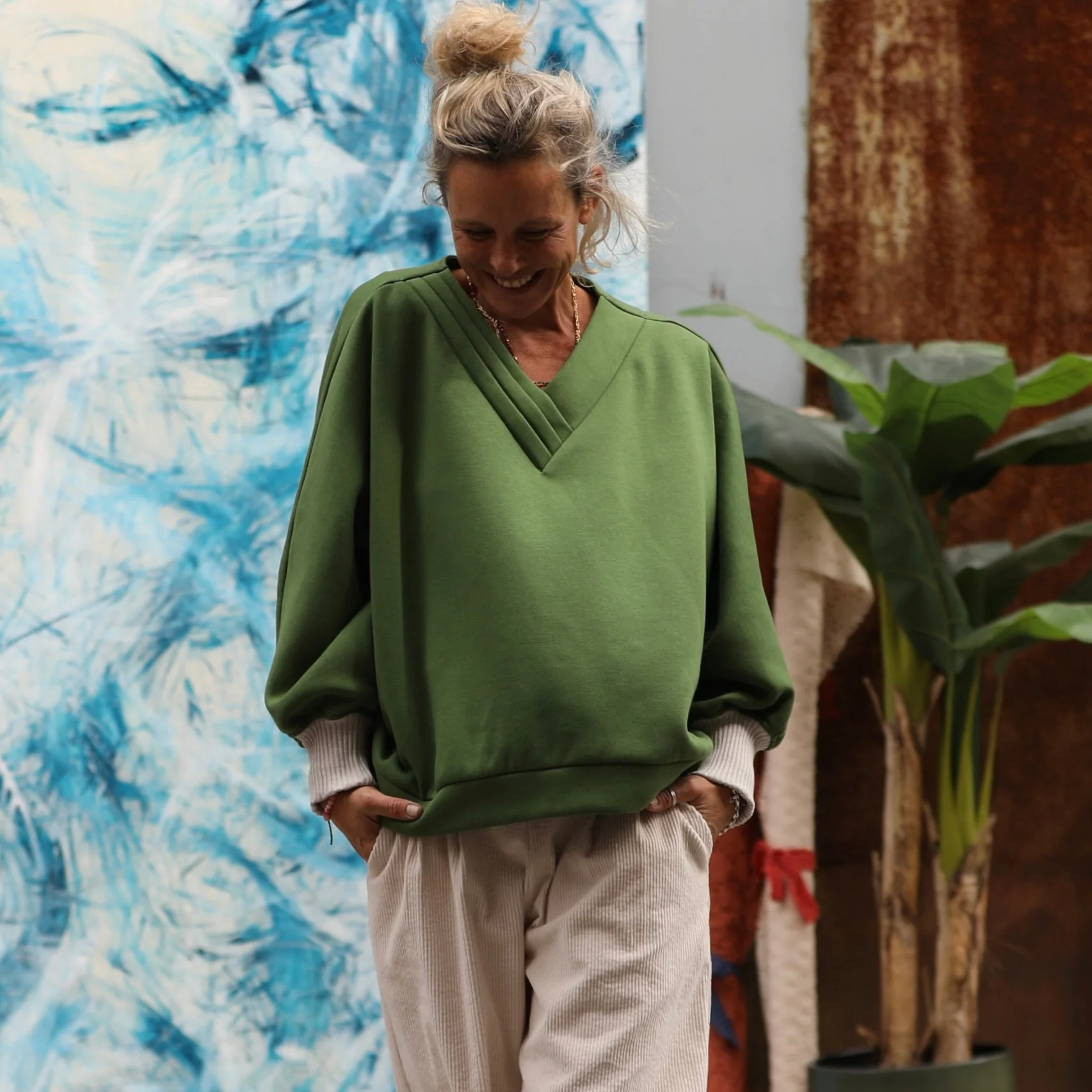 Sweat Ferdinand - vert pistache - version courte